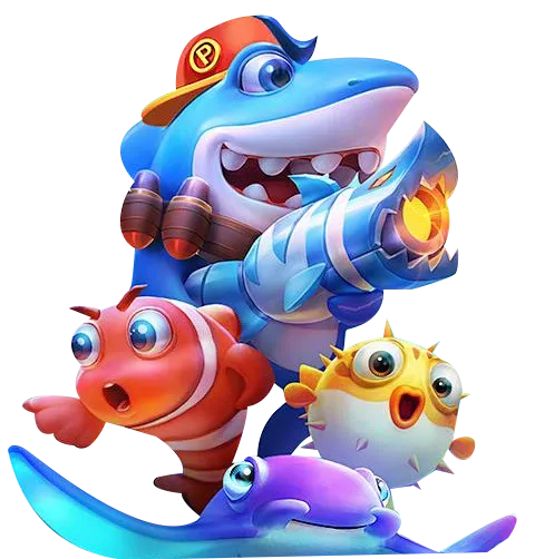 Nhân vật game bắn cá G168 với cá và súng săn thưởng trực tuyến