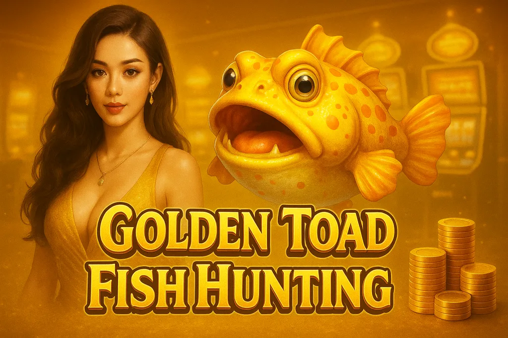 Golden Toad Fish Hunting game bắn cá đổi thưởng tại G168 với cóc vàng thần tài